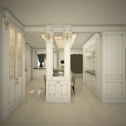 طراحی آشپزخانه کلاسیک