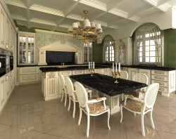 کابینت- چوب-کلاسیک سفید کابینت- چوب-کلاسیک سفید